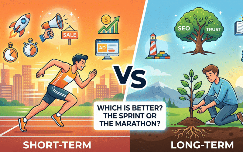 Short-Term vs Long-Term Digital Marketing: Which is Better?