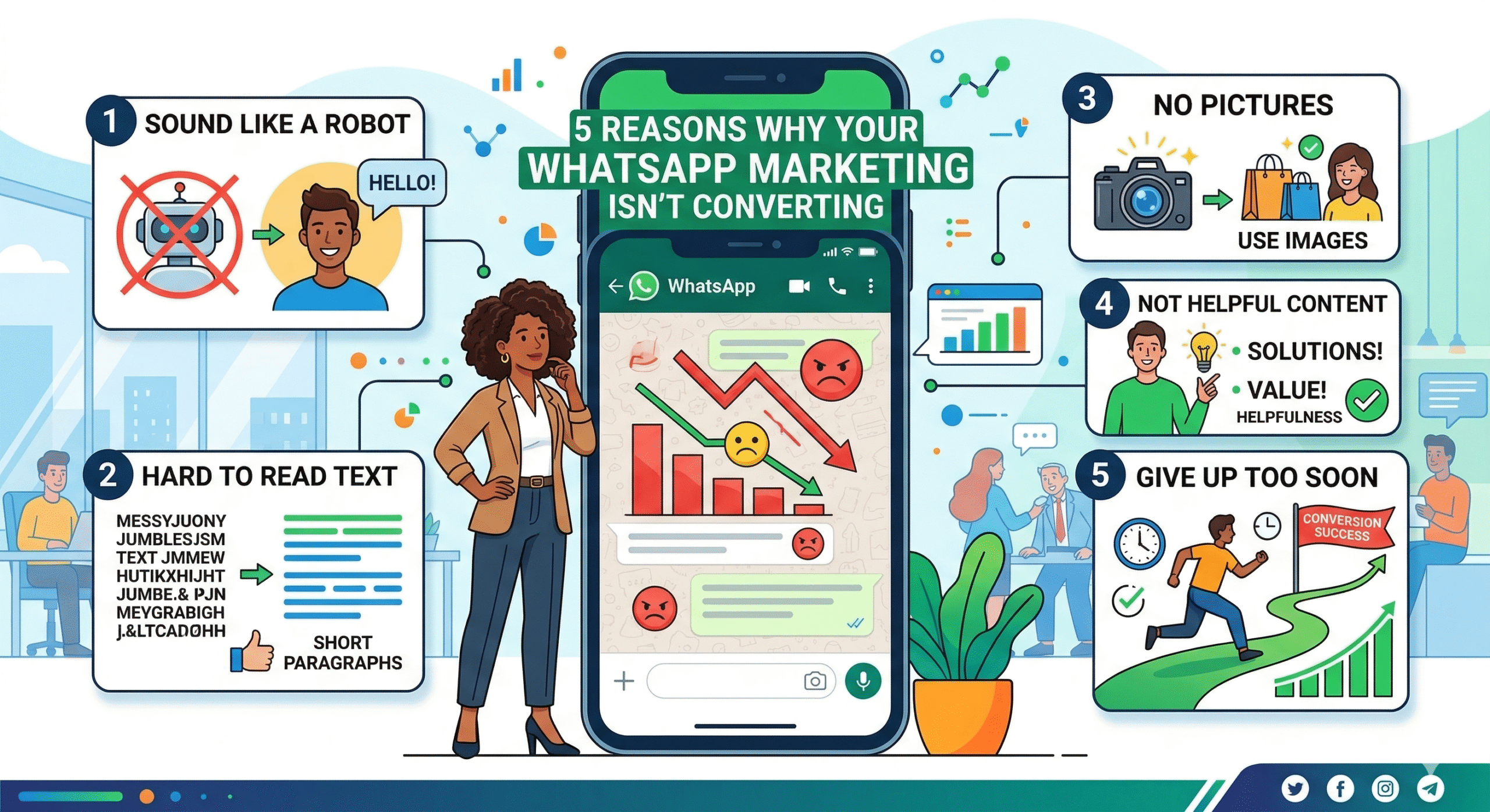5 Reasons Why Your WhatsApp Marketing Isn’t Converting